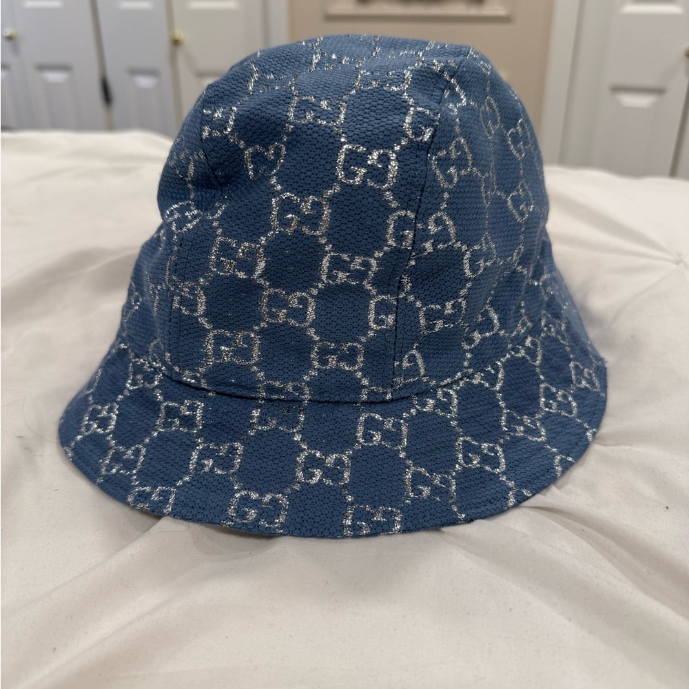 Gucci lame GG bucket hat (small)